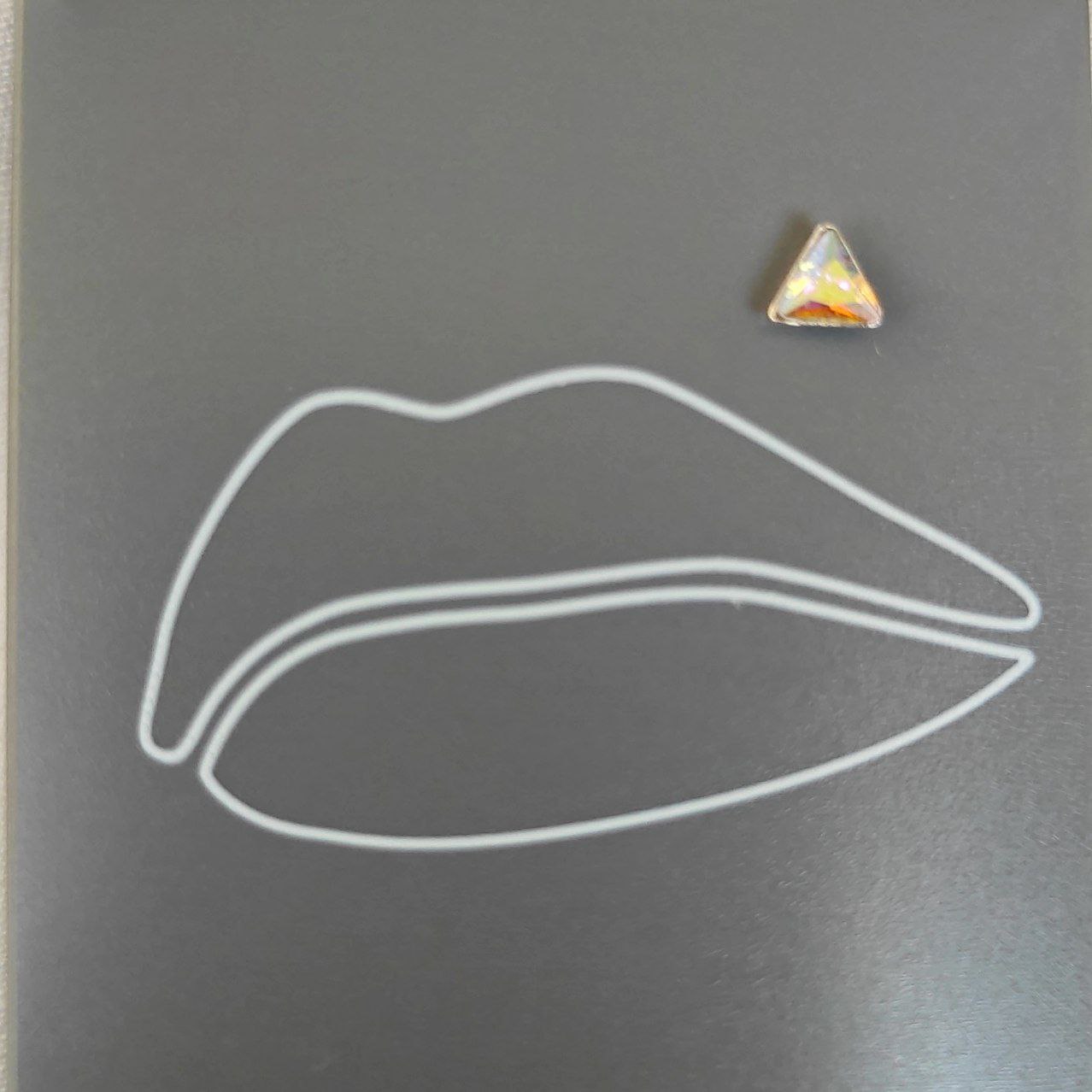 پرسیگ لب نقره عیار 925 وارداتی